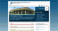 Desktop Screenshot of hilaborlaw.com